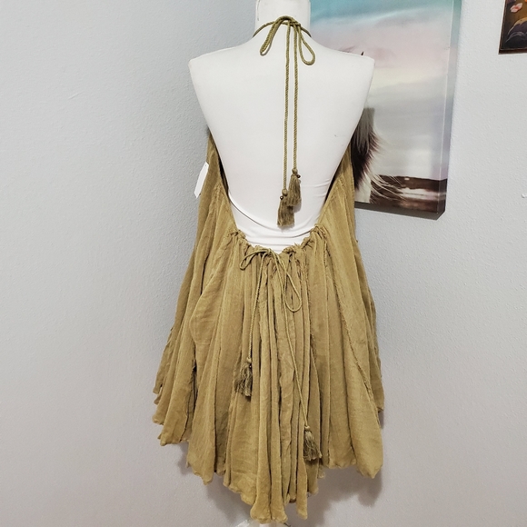 Free People Boho Halter Mini Dress - Picture 7 of 9